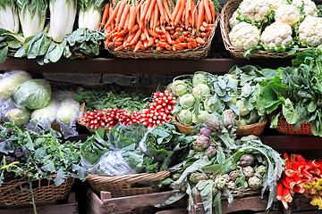 Image showing Organic vegetables