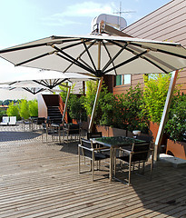 Image showing Rooftop garden