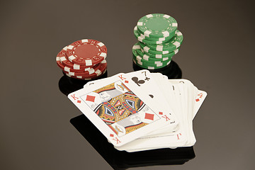 Image showing poker gambling