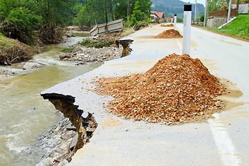 Image showing Narrow road