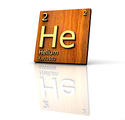 Image showing Helium form Periodic Table of Elements