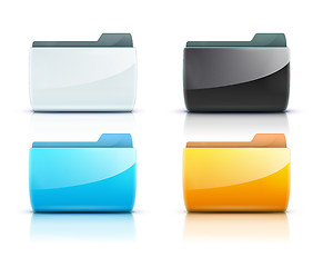Image showing Folder icons