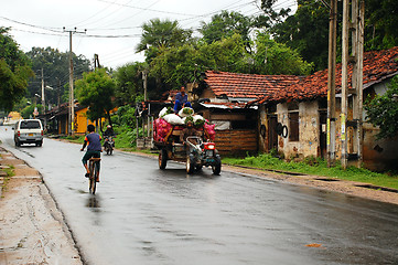 Image showing Street in Sri Lanka After Rain