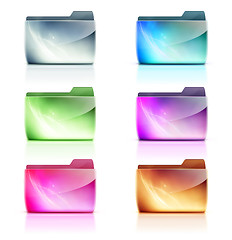 Image showing Folder icons