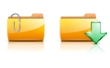 Image showing Folder icons