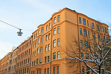 Image showing Residential buildings in the center of Stockholm