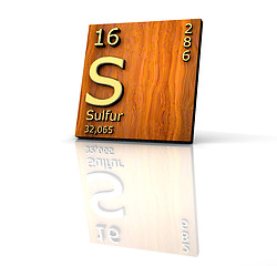 Image showing Sulfur form Periodic Table of Elements