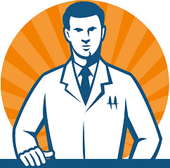 Image showing Scientist Researcher Lab Technician Tie