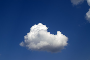 Image showing Blue sky with clouds