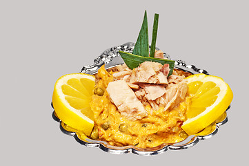 Image showing salad of tuna