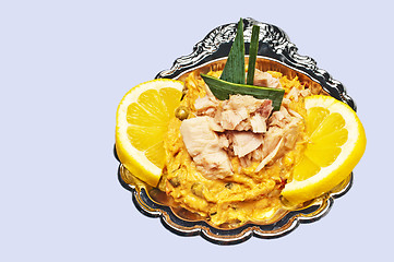 Image showing salad of tuna