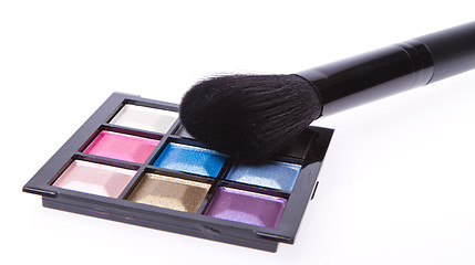 Image showing compact eyeshadows