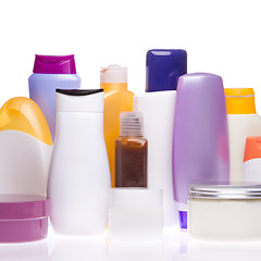 Image showing cosmetic bottles