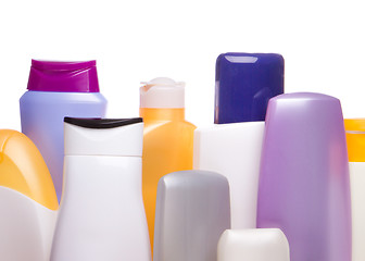 Image showing cosmetic bottles