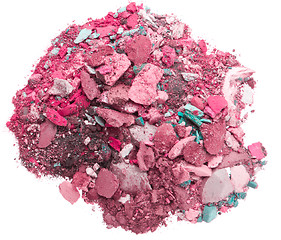 Image showing crushed eyeshadows