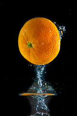 Image showing fruit splash