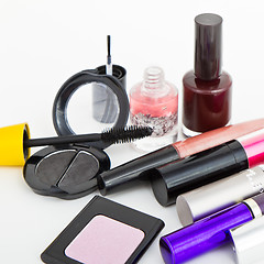 Image showing collection of make-up