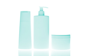 Image showing cosmetic bottles