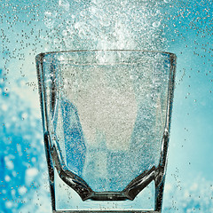 Image showing glass with bubbles