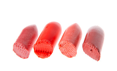 Image showing scraps of lipstick