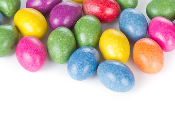 Image showing easter eggs isolated