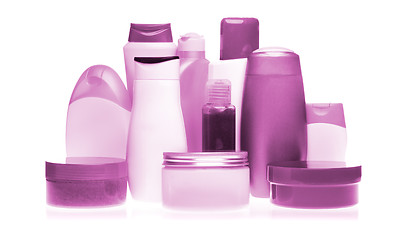 Image showing cosmetic bottles