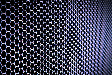 Image showing abstract metallic grid