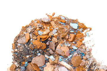 Image showing crushed eyeshadows