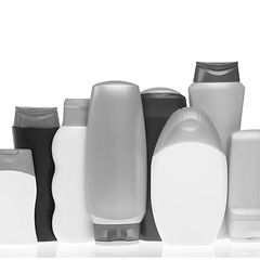 Image showing cosmetic bottles