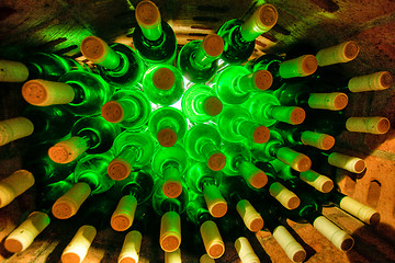 Image showing wine bottles