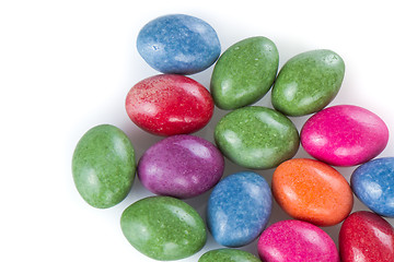 Image showing easter eggs isolated