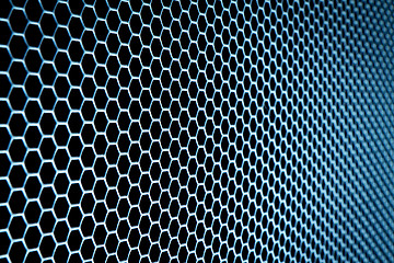 Image showing abstract metallic grid