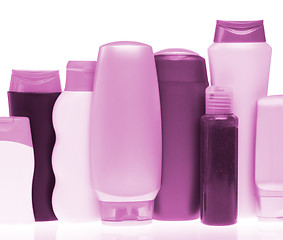 Image showing cosmetic bottles