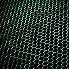 Image showing abstract metallic grid