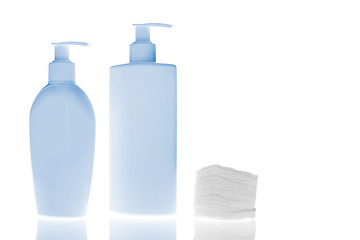 Image showing cosmetic bottles