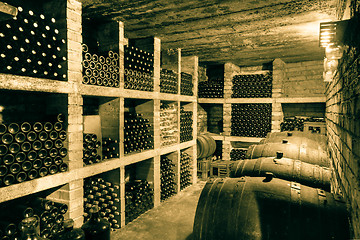 Image showing wine cellar