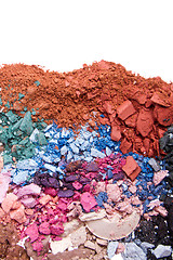 Image showing crushed eyeshadows