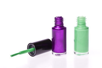 Image showing nail polish set