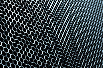 Image showing abstract metallic grid