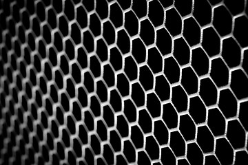 Image showing abstract metallic grid