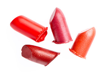 Image showing scraps of lipstick