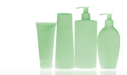 Image showing cosmetic bottles