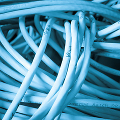 Image showing network cables concept