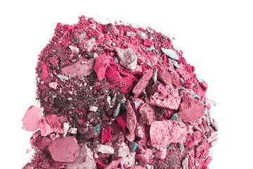 Image showing crushed eyeshadows