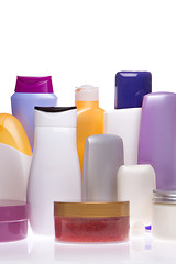 Image showing cosmetic bottles