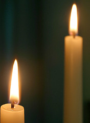 Image showing Two candles