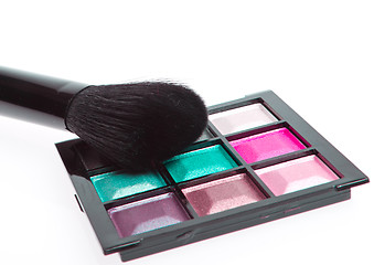 Image showing compact eyeshadows