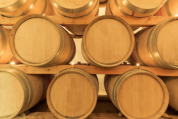 Image showing wine barrels