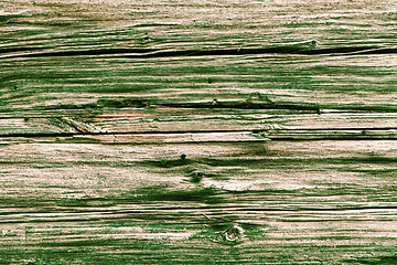 Image showing weathered old brown wooden texture