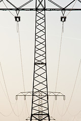 Image showing electircal powerlines